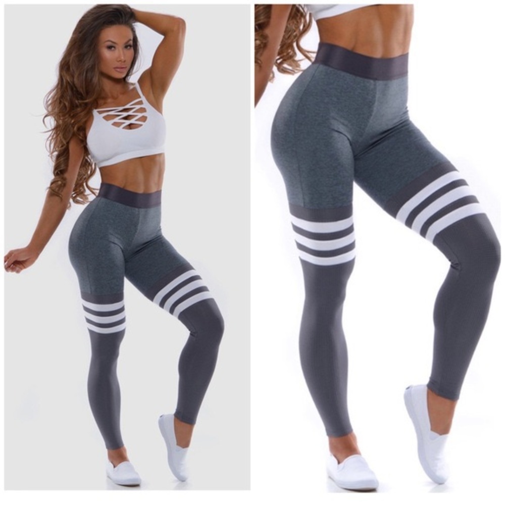 Bombshell leggings thigh high sock style